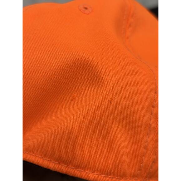 Carhartt FLUORESCENT ORANGE CANVAS Ball Cap: Adjustable One Size Hat - Picture 6 of 10